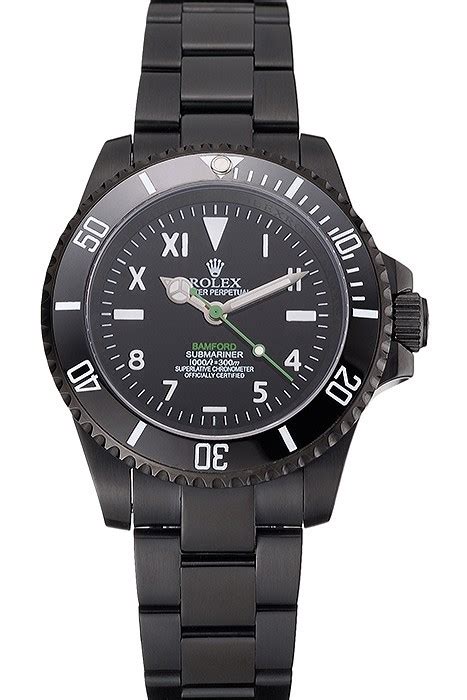 rolex bamford submariner black.